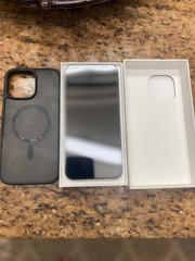 Apple iPhone 15 Pro Max 256GB Silver Unlocked iOS Smartphone