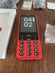 Blindshell Classic 2 (red) In Box Fair Condition Locked To T-mobile For Parts
