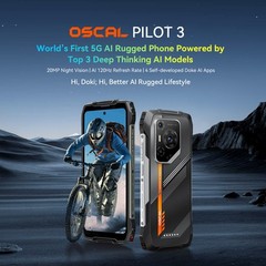 Blackview OSCAL PILOT 3 5G AI Rugged Smartphone 36GB+256GB 6.78&Prime; Android 15 NFC