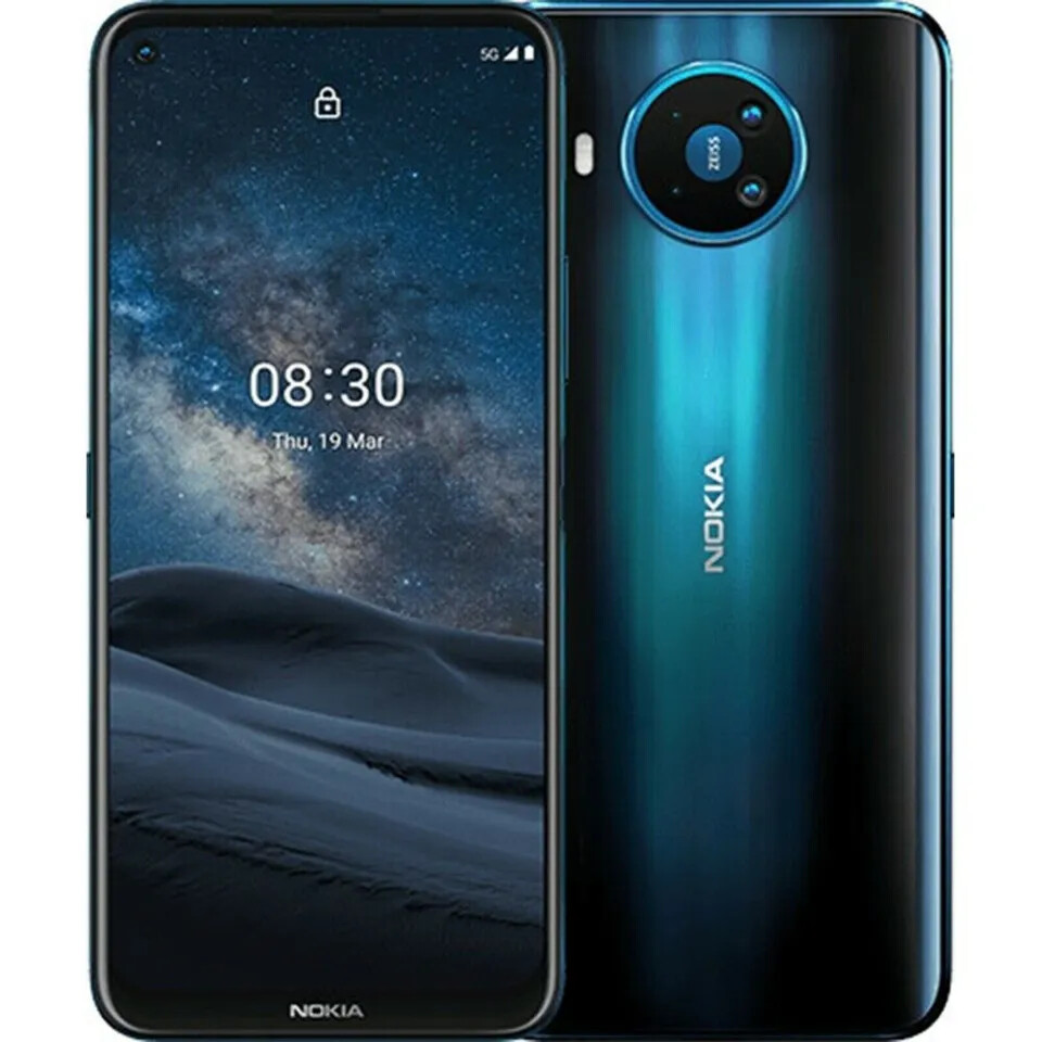 Original Nokia 8.3 5G 64GB 128GB Single SIM /Dual SIM 6.81 64MP Smart Phone BLUE