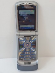 Motorola Razr V3c Flip Phone 2G Gray Tested Working