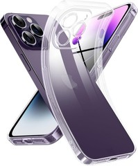 Crystal Clear Case for iPhone 14 Pro, Shockproof Protective Phone Case, 6.1 inch