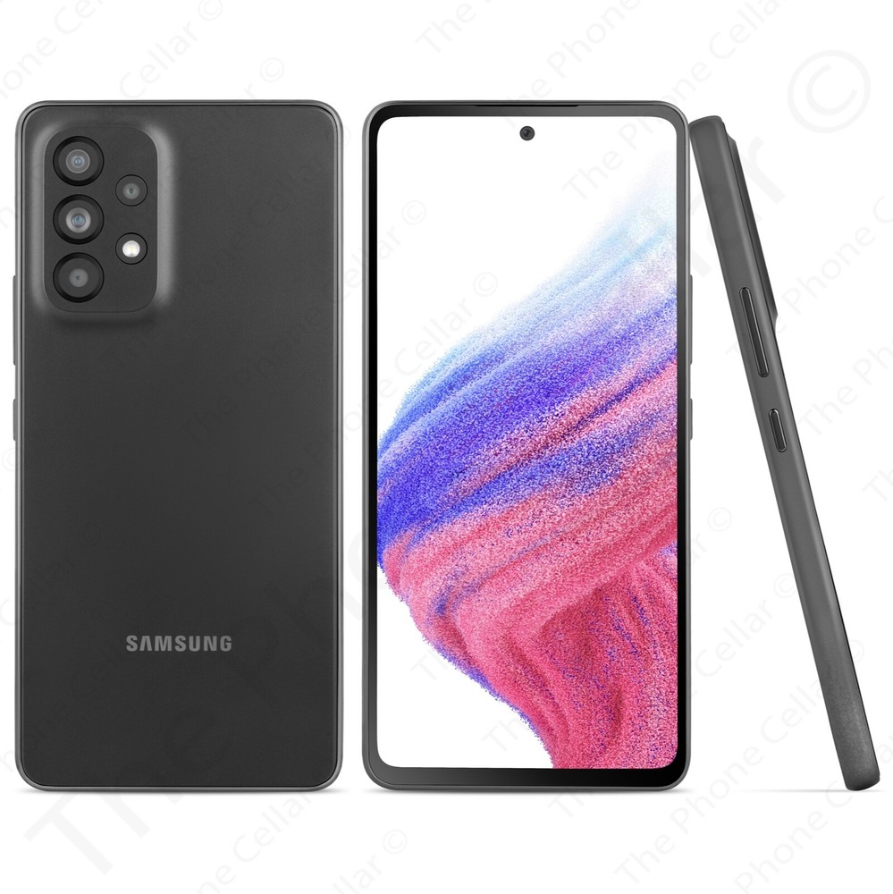 Samsung Galaxy A53 5G Unlocked SM-A536U 6.5&Prime; 128GB 64MP NFC Black