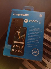 At&T Motorola Moto G 2025 Smartphone 128GB, Forest Gray, Prepaid