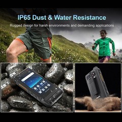 4G LTE Android 15 Rugged Cell Phone Wireless Microphone Waterproof UNIWA F400