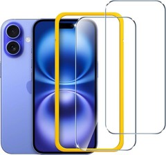 2 Pack of Anti-Scratch Screen Protectors for iPhone 16 & 15 6.1&Prime; – Case Friendly