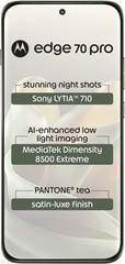 MOTOROLA Edge 70 Pro 5G-Factory Unlocked Dual SIM-8GB 256GB-Sony LYTIA 710-GREEN