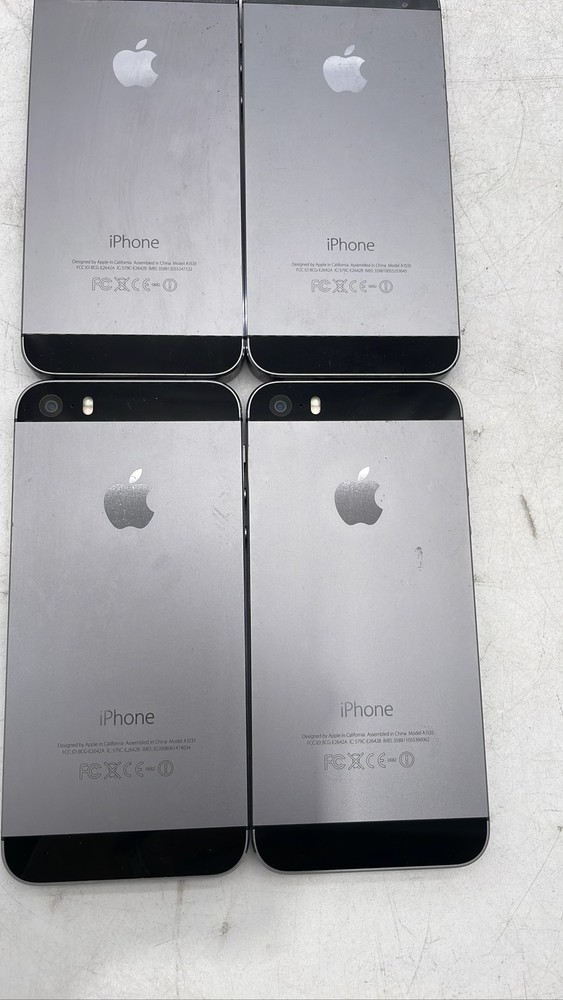 Apple iPhone 5s A1533 iOS Smartphone 4&Prime; Retina Display Cell Phone Lot of 4