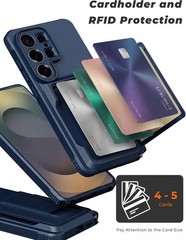 For Samsung Galaxy S26 Ultra Case Wallet Heavy Duty ArmorShockproof Rugged Cover