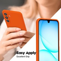 Samsung Galaxy A17 5G Phone Case Silicone, Ultra Thin Slim Soft Rubber Gel Neon