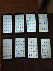 Lot of 8 Wiko U316AT (4pc)/Schok Volt SV55(3pc)/Coolpad Legacy S CP3648A 16GB
