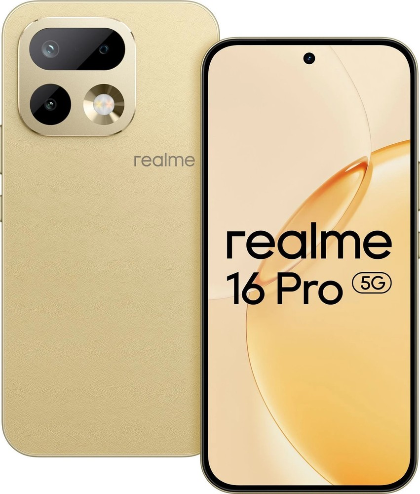 realme 16 Pro 5G (Gold, 256GB 8GB RAM) Dimensity 7300 Max Gobal Version