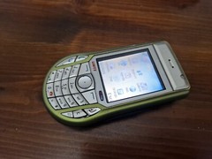 NOKIA 6630 GREEN WORKING CELL PHONE WITH CHARGER