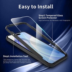 3 Pack Screen Protector Designed For iPhone 14 Pro Max, Bubble Free & Ultra Resi