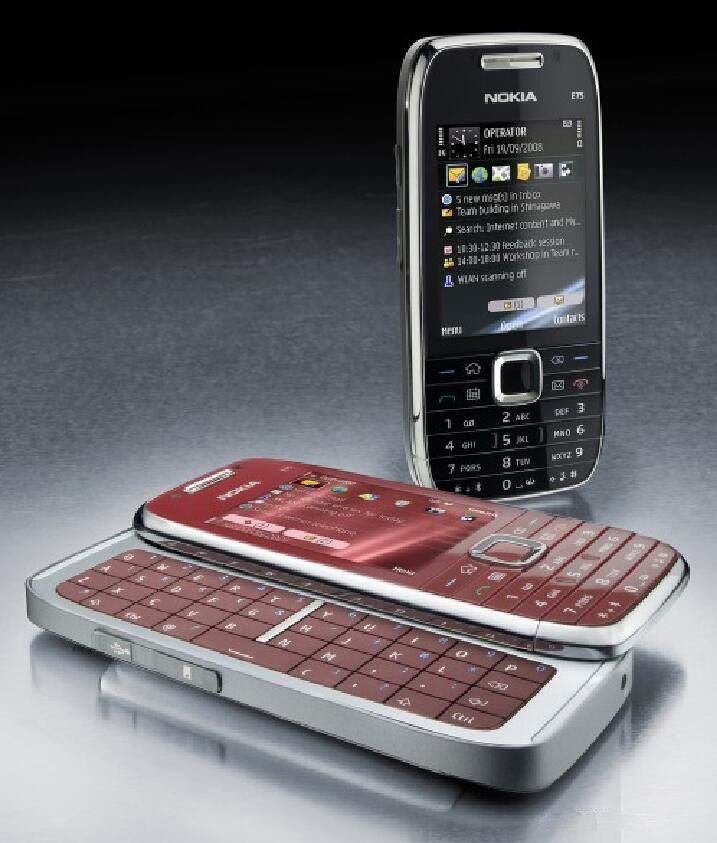 Original Nokia E75 3G HSDPA Wi-Fi Bluetooth GPS Radio QWERTY Slider Phone 2.4&Prime;