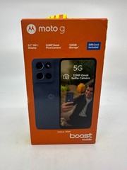 New & Sealed – Boost Mobile Moto G 2023 5G, 64 gb, Blue – Prepaid Smartphone