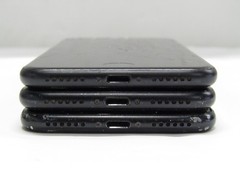 Lot of 3 Apple iPhone 7 A1778 32GB Black MN9U2LL/A & MQ6Y2LL/A IC