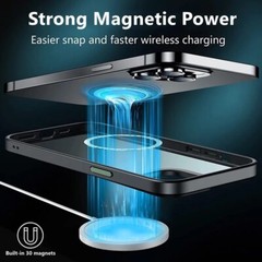 For iPhone 13 14 Pro Max MagSafe Case Magnetic Shockproof Rugged Hybrid Cover