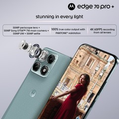 Motorola Edge 70 Pro+ | 256GB | 12GB RAM | Green | Global Version Unlocked NFC