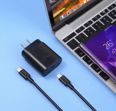 Samsung Galaxy S23 Ultra/S22/S21/Z Flip4/Fold4 25W USB Type-C Cable Fast Charger