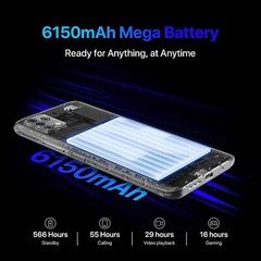 UMIDIGI Power 5S 6.53 » Smartphone 16MP AI Triple Camera 6150mAh Android 11