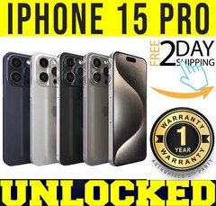 APPLE IPHONE 15 PRO 128GB 256GB (FACTORY UNLOCKED) ✅NEVER ACTIVATED✅ ❖SEALED❖