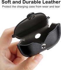 Genuine Leather Case for Apple AirPods Pro 3 Wireless Charging Case with Keychai
