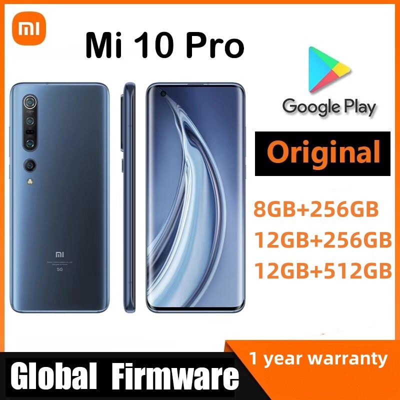Xiaomi Mi 10 Pro 5G Dual SIM 256GB 512GB Unlocked Android Smartphone NEW Sealed