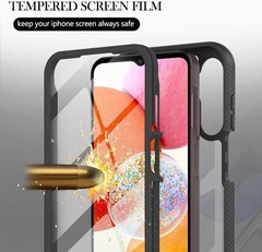 Samsung Galaxy A57 5G Case with Built-in Screen Protector Clear Slim Back Cover
