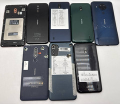 Lot of 8 Nokia Smartphones G21 5.4 4.2 3.1 Plus 2.2 2.1 C1 Not Working No Power