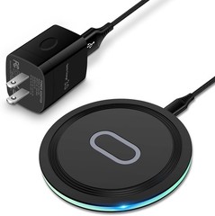 15W Wireless Fast Charging Pad for Samsung Galaxy S26/S25 Ultra, Google Pixel 10