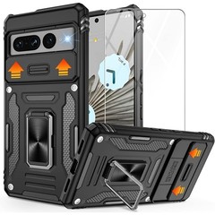 For Google Pixel 7 Pro Case With HD Screen Protector & Military Grade Kickstand