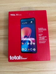 TCL 50XE, 128GB, Dark Blue 6.5&Prime; Display 50MP Smartphone [Locked to Verizon]