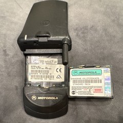 Vintage 90’s Motorola StarTAC Flip Cell Phone Black Alltel CDMA 800 w/ Alltel OS