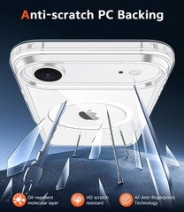 iPhone Air Case Clear: Magnetic Phone Cases with Screen Protector Drop Proof Rug