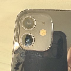 Apple iPhone 12 64 GB Black A2172 Unlocked Cracked Camera Lens #H221