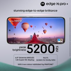 Motorola Edge 70 Pro+ | 256GB | 12GB RAM | Green | Global Version Unlocked NFC