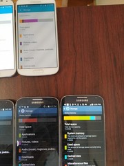 Lot of 9 Samsung Galaxy S4 16GB SCH-I545 (6pc )and SGH-M919 (2pc )and SPH-L720T