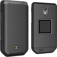 Case for CAT S22 Smart Flip (16GB)2.8 Touchscreen Rugged Cell Phone Case Black
