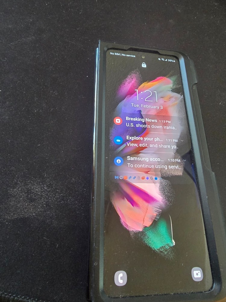 Samsung Galaxy Z Fold3 – 256 GB – Phantom Black (AT&T)