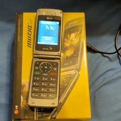 LG MUZIQ LX570 Sprint Flip Phone Bluetooth 1.3MP Camera microSD Black