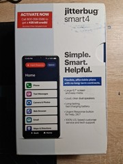 Jitterbug Smart4 Smartphone for Seniors – Cell Phone for Seniors Elderly