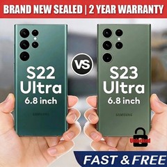 New Samsung S22/S23 Ultra 5G SM-S908U1/S918U1 eSIM GSM CDMA Factory Unlocked