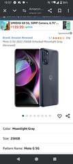 Motorola Moto G Stylus (2022) with TikTok- 128 GB – Blue (Unlocked)