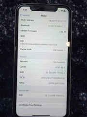 Apple iPhone XR 64GB White Locked AT&T 89% Battery Health