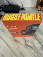 Locked To Boost Mobile Prepaid Summit Flip Phone 8GB 5MP 2.8” BRAND NEW SEALED!