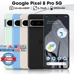 ✨NEW SEALED GOOGLE PIXEL 8 PRO 5G 128GB+12GB FACTORY UNLOCKED ALL COLOR & MEMORY