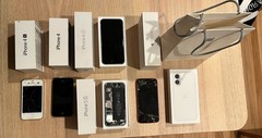 Apple iPhone Parts Lot Mixed Models AS-IS For Repair W/boxes + iPhone 17 Box/Bag