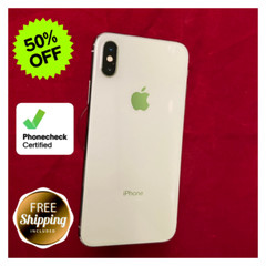 Apple iPhone X Unlocked – Space Gray/Silver – 64GB/256GB Good Condition