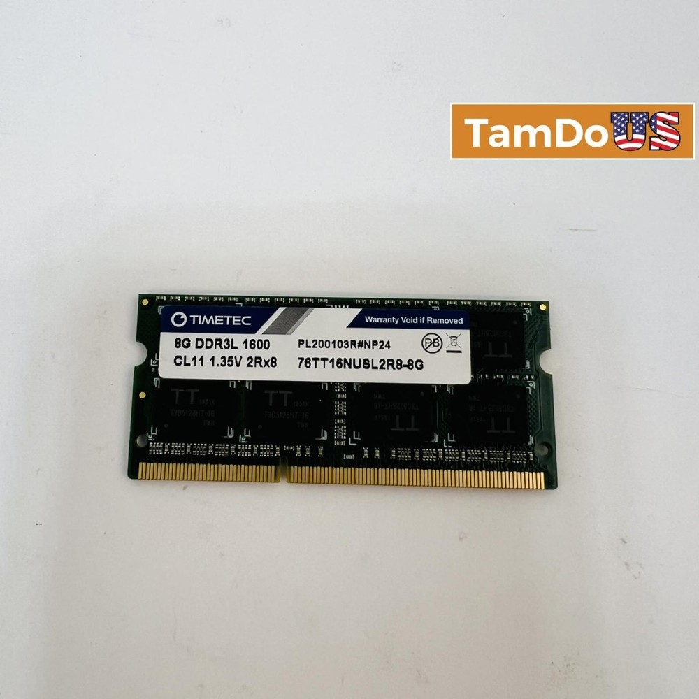 Timetec 8GB DDR3L SO-DIMM 1600MHz PC3L-12800 RAM